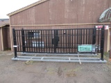 2023 STEELMAN 20' METAL FARM DRIVEWAY GATE W/ BASE (UNUSED)