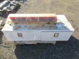 (2) KNAACK WEATHERGUARD TRUCK BED TOOLBOXES, & WHELEN MX-7000 LIGHT BAR *CODE 3