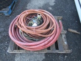 SUBMERSIBLE PUMP W/ ASSORTED HOSES