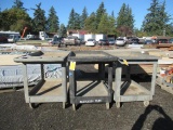 (3) RUBBERMAID PLASTIC CARTS