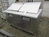 TRUE COMMERCIAL RESTAURANT REFRIGERATOR W/ TOP & FRONT ACCESS