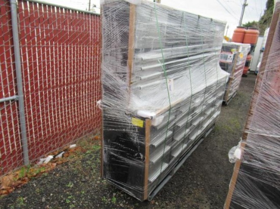 2023 STEELMAN 10' 32-DRAWER STAINLESS STEEL WORKBENCH (UNUSED)
