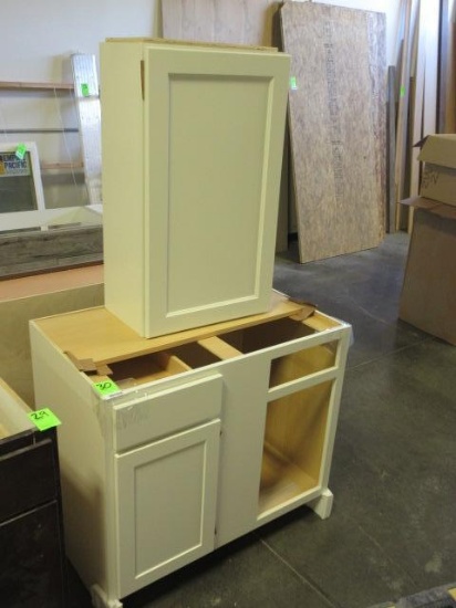 (2) ASSORTED CABINETS