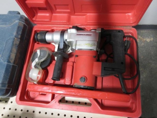 ELECTRIC HAMMER DRILL W/CASE