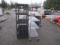 4' METRO RACK ON CASTERS & 3' PLASTIC SHELVING UNIT