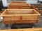 (2) 74'' X 32'' CEDAR PLANTER BOXES
