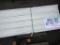 (30) 95'' X 36'' CLEAR POLYCARBONATE CORRUGATED WAVED ROOF PANELS