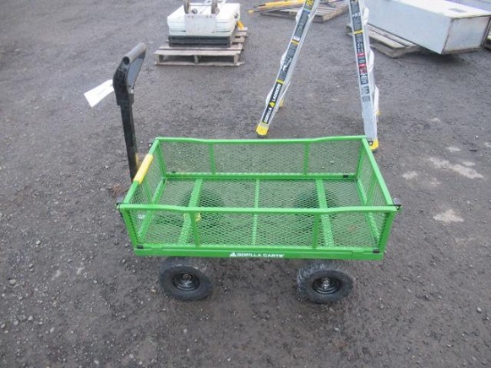GORILLA CARTS STEEL UTILITY CART