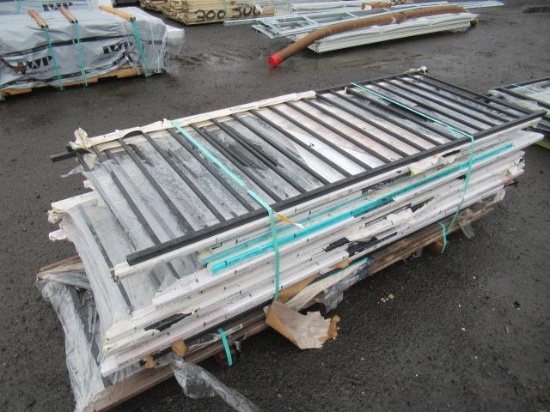 APPROX (21) ALUMINUM STAIR PANELS