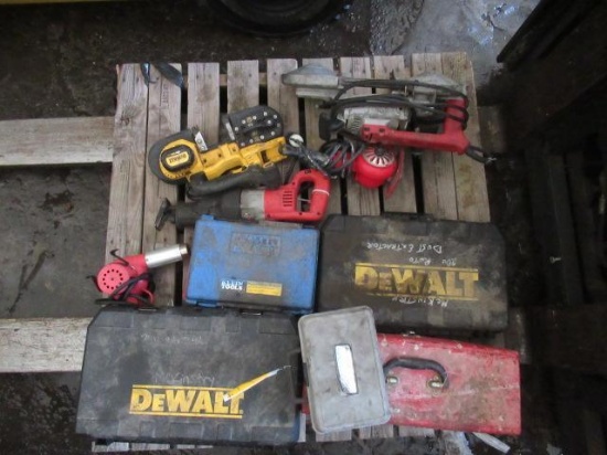 BLUEPOINT SNAP RING PLIERS & PITTSBURGH SNAP RING PLIERS, DEWALT CORDLESS SAWZALL, DEWALT DUST
