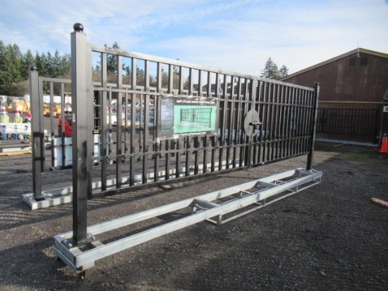 2024 STEELMAN 20' BI-PARTING IRON FARM GATE (UNUSED)