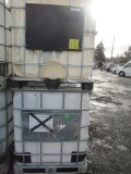 (2) NON-FOOD GRADE IBC TOTES W/ DRAINAGE HOLES