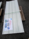 (30) 95'' X 36'' CLEAR POLYCARBONATE CORRUGATED WAVED ROOF PANELS