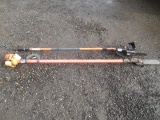 POWER PRUNER 10'' GAS POLE SAW & REMINGTON 8'' CORDED POLE SAW