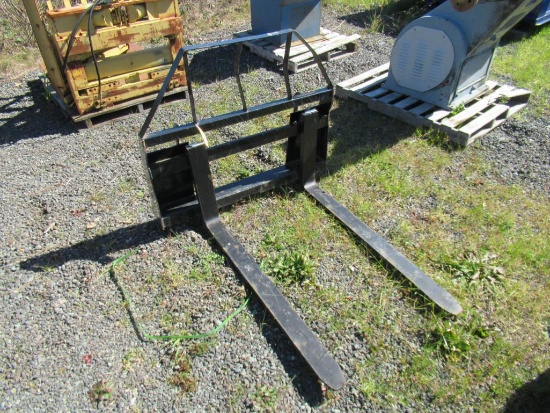 SKID STEER 4' X 48" FORK ATTACHMENT... - GRANTS PASS, OR