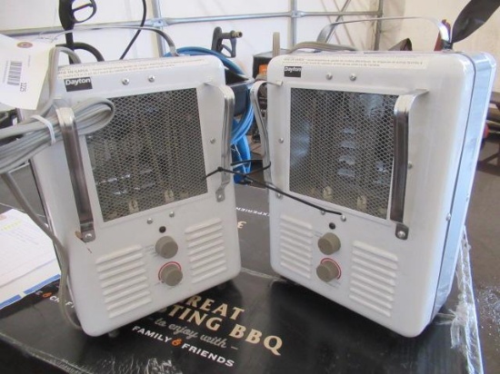 (2) DAYTON ELECTRIC SPACE HEATERS