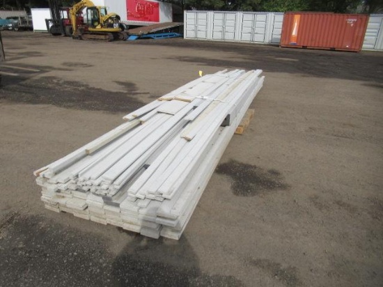 APPROX (180) PIECES OF ASSORTED SIZE TREATED LUMBER