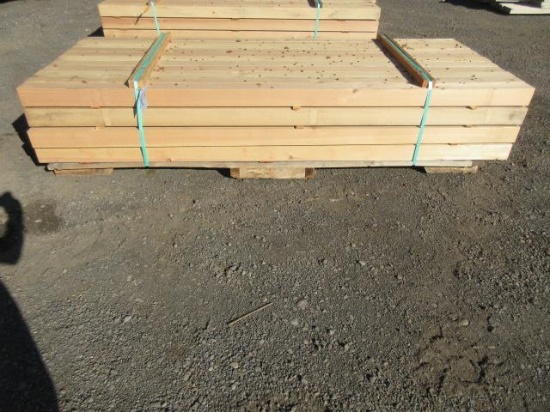 (44) 4'' X 4'' X 8' CEDAR POSTS | Heavy Construction Equipment Building ...