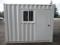 2024 10' STORAGE CONTAINER W/ WINDOW & SIDE MAN DOOR (UNUSED)