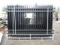 2025 BLACK WROUGHT 4-RAIL IRON FENCING (UNUSED)