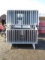 (80) 2025 7' GALVANIZED SITE FENCE PANELS (UNUSED)
