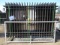 2025 FENS 4-RAIL STEEL FENCING (BLACK) (UNUSED)