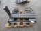 2024 AGT SKID STEER FORK ATTACHMENT W/ 48'' X 4'' FORKS (UNUSED)