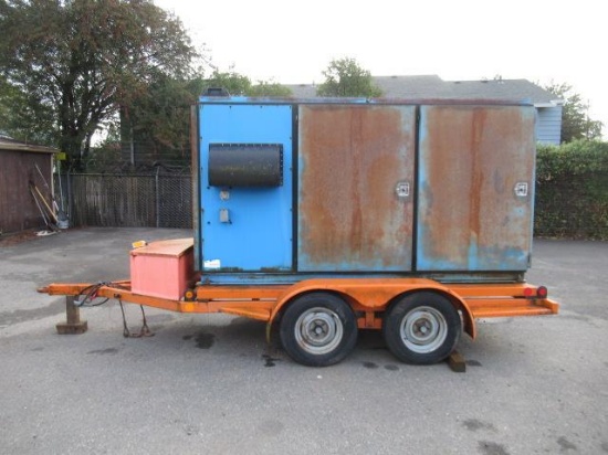 1997 ASMBL 12' TANDEM AXLE DRY AIR COMPRESSOR TRAILER