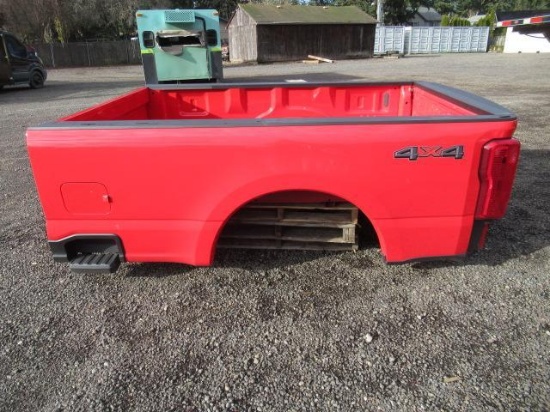 2024 FORD 8' SUPER DUTY TRUCK BED W/ BUMPER & HARDWARE