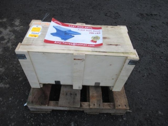 2025 GREATBEAR 200LB CAST IRON ANVIL (UNUSED)