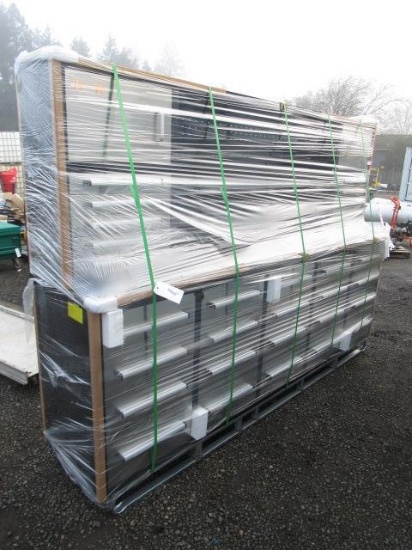 2025 9.5' STAINLESS STEEL 30-DRAWER WORKBENCH (UNUSED)