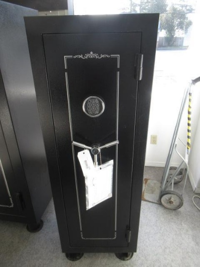 2025 55'' X 20'' X 17'' FIREPROOF 14-GUN SAFE W/ ELECTRONIC LOCK (UNUSED)