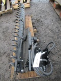 2024 MINI EXCAVATOR 59'' HYDRAULIC HEDGE TRIMMER ATTACHMENT (UNUSED)