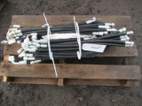 2024 MINI EXCAVATOR/SKID STEER HYDRAULIC HOSES W/ FITTINGS (UNUSED)