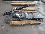 2024 GIYI 59'' HYDRAULIC SKID STEER HEDGE TRIMMER ATTACHMENT (UNUSED)