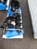 2024 GIYI SKID STEER HYDRAULIC AUGER ATTACHMENT (UNUSED)