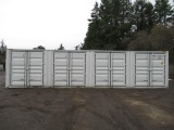 2024 40' HIGH CUBE SHIPPING CONTAINER W/ (4) SIDE DOORS