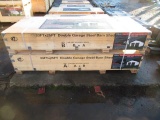 2025 ALL METAL K3325 33' X 25' DOUBLE GARAGE STEEL BARN SHED (UNUSED)