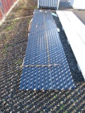 (30) 2024 16' X 3' METAL ROOF PANELS (GRAY) (UNUSED)