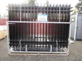2024 4-RAIL STEEL FENCING (UNUSED)