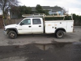 2005 GMC 3500 CREW CAB UTILITY TRUCK
