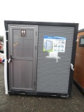 2025 PORTABLE RESTROOM W/ SINK, TOILET, GLASS DOOR SHOWER, & VANITY (UNUSED)