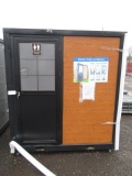 2025 PORTABLE RESTROOM W/ SINK, TOILET, GLASS DOOR SHOWER, & VANITY (UNUSED)