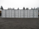 2025 40' HIGH CUBE SHIPPING CONTAINER W/ (4) SIDE DOORS