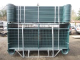 (56) 10' X 4' 2025 GREEN POWDER COATED CORRAL PANELS (UNUSED)
