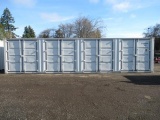 2025 40' HIGH CUBE SHIPPING CONTAINER W/ (4) SIDE DOORS