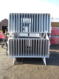 (80) 2025 7' GALVANIZED SITE FENCE PANELS (UNUSED)
