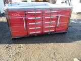 2025 7' 12-DRAWER WORKBENCH (RED) (UNUSED)
