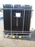 2025 BLACK 2-RAIL WROUGHT IRON FENCING (UNUSED)