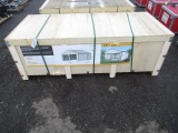 2025 23' X 22' DOUBLE GARAGE METAL SHED W/ MAN DOOR (UNUSED)